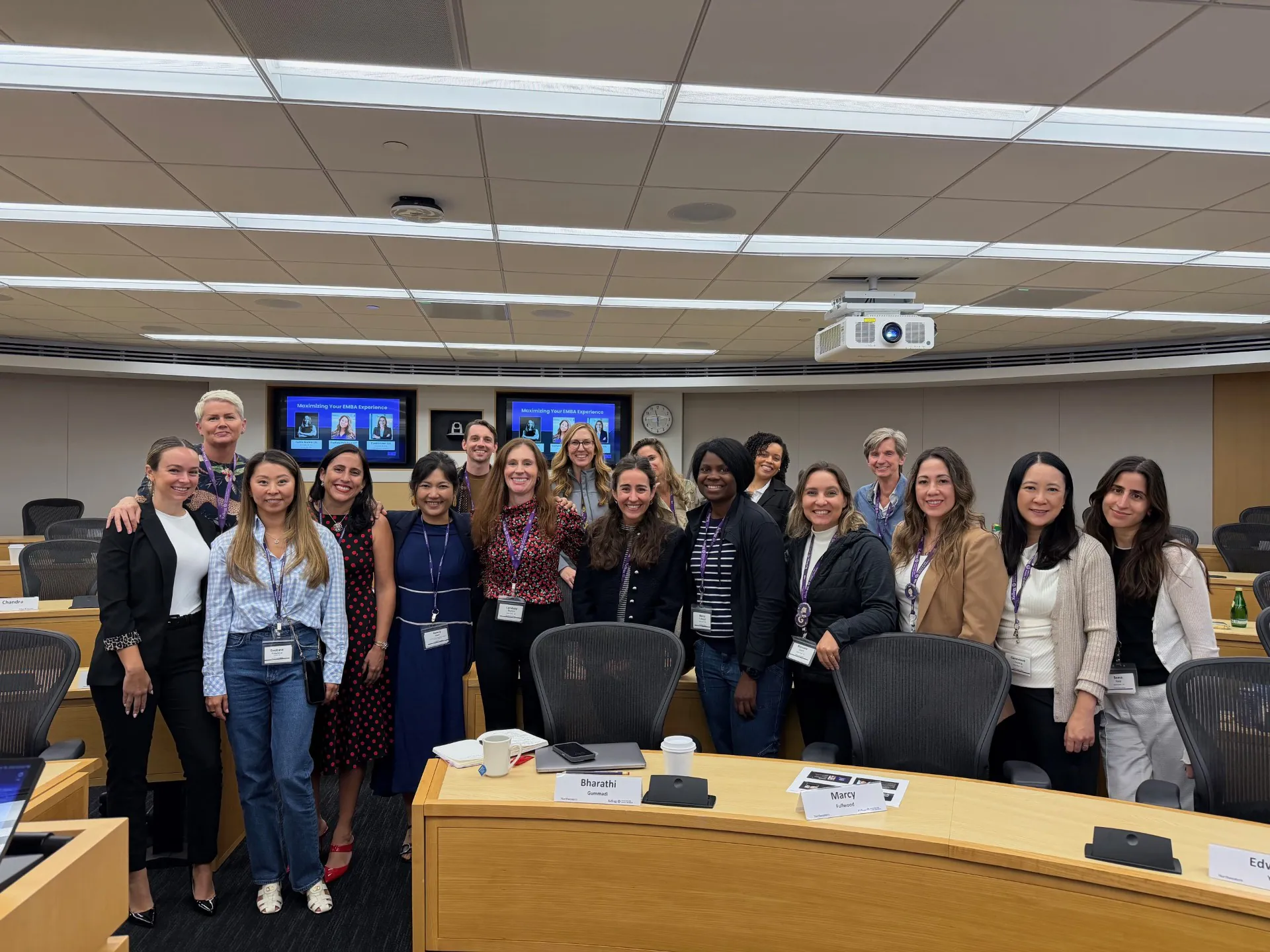 Cohort 145 Welcome Session group photo in the classroom